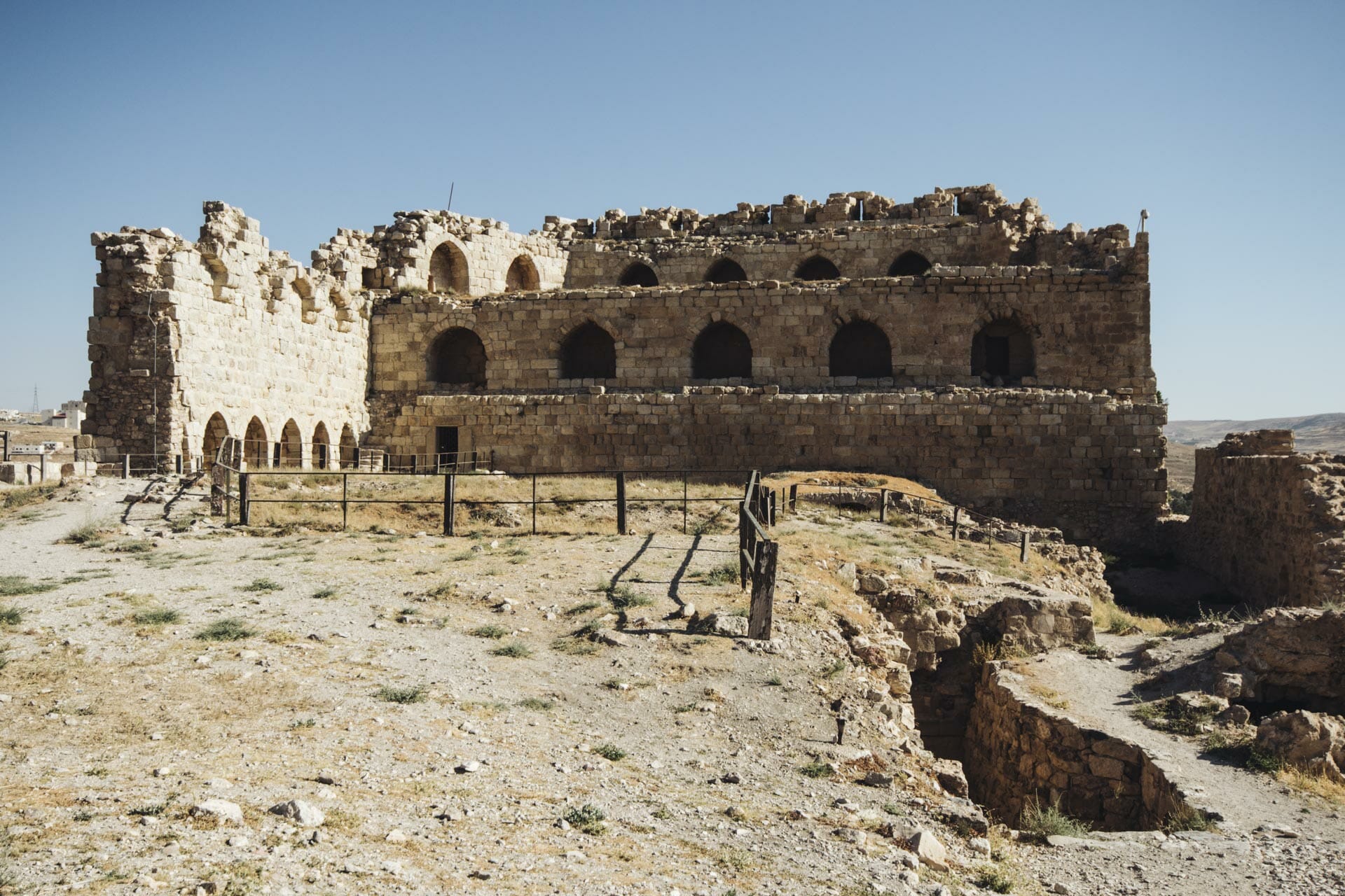 La forteresse de Kerak en Jordanie